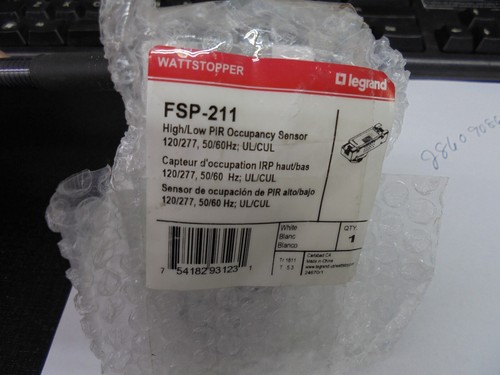 Détecteur De Mouvement PIR Legrand Wattstopper FSP-201 | Haut/Bas, 120/277V, Avec Capteur FSP-L7