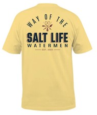 SALT LIFE Banana "TRUE WATERMAN" S/S POCKET T- Shirt MEN'S LARGE NWT