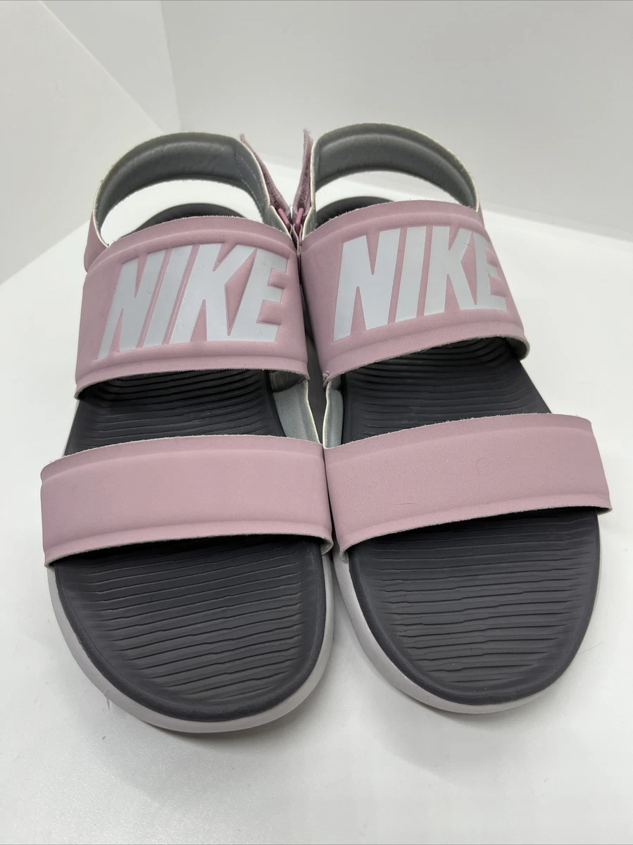Pink nike sandals clearance tanjun