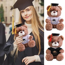 Plush Bear with Graduation Hat Doll Graduation Stuffed Animal Gift