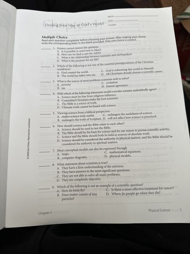 PHYSICAL SCIENCE TEST PACK GRADE 9 4TH EDITION - Picture 2 of 3