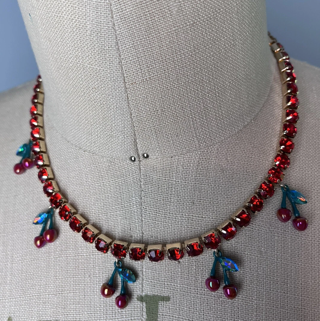 Cherry on sale tennis necklace
