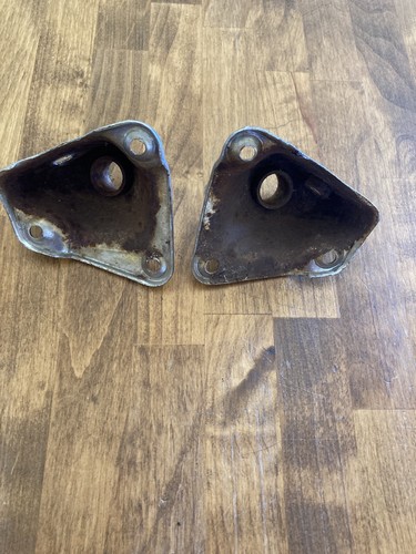 1971 Honda TRAIL 90 CT90 OEM Rear Upper Shock Mounts Brackets Covers - Picture 2 of 5