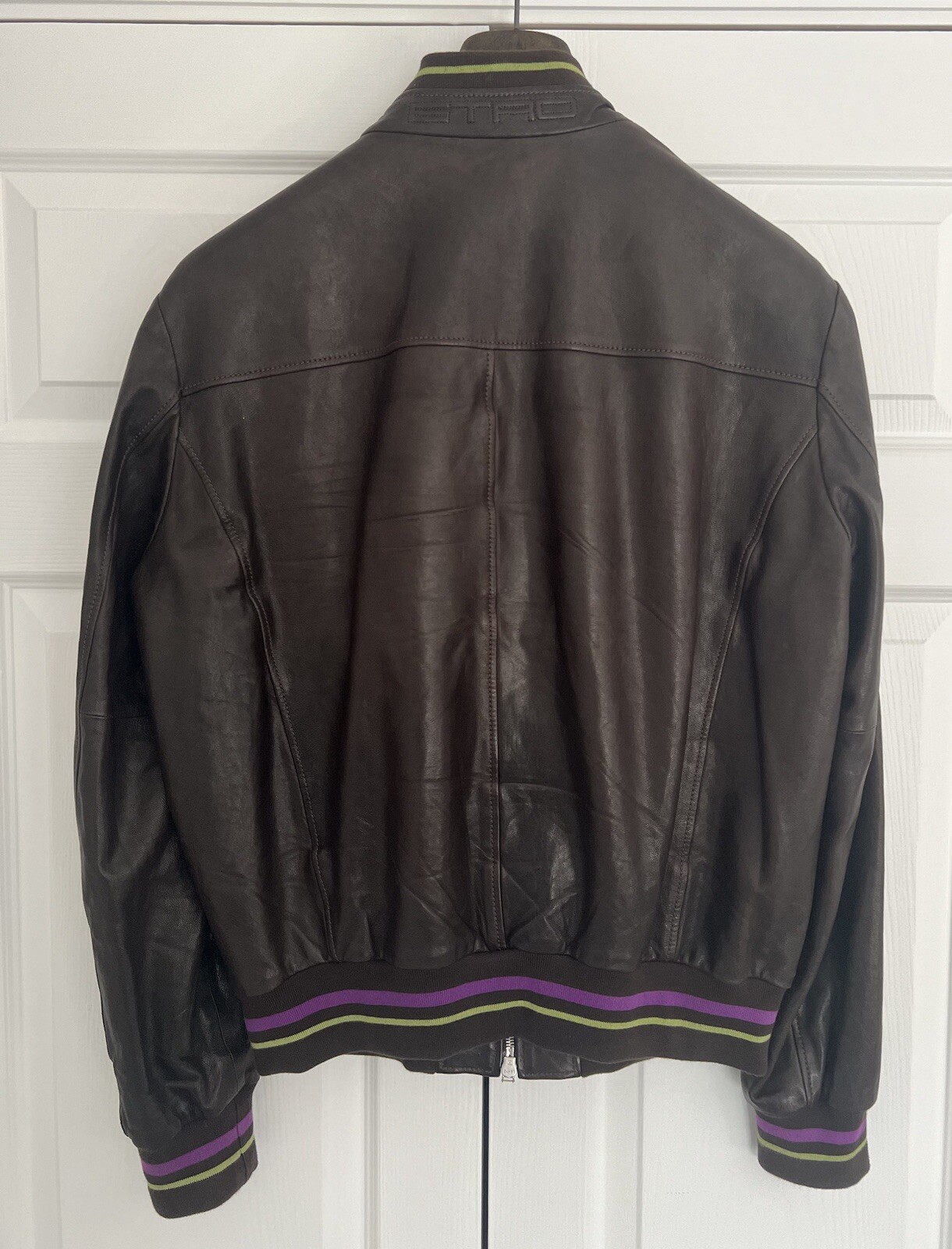 Etro Men's Calf’s Leather Jacket, Super Cool & Quality Piece! RRP £4,500 Size L. image 2