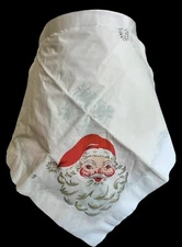 Rare Vintage Paper Apron 6 Layers With 3 Christmas / Lemon Tree / Fruits / Roses