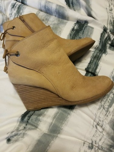 lucky brand yamina wedge bootie