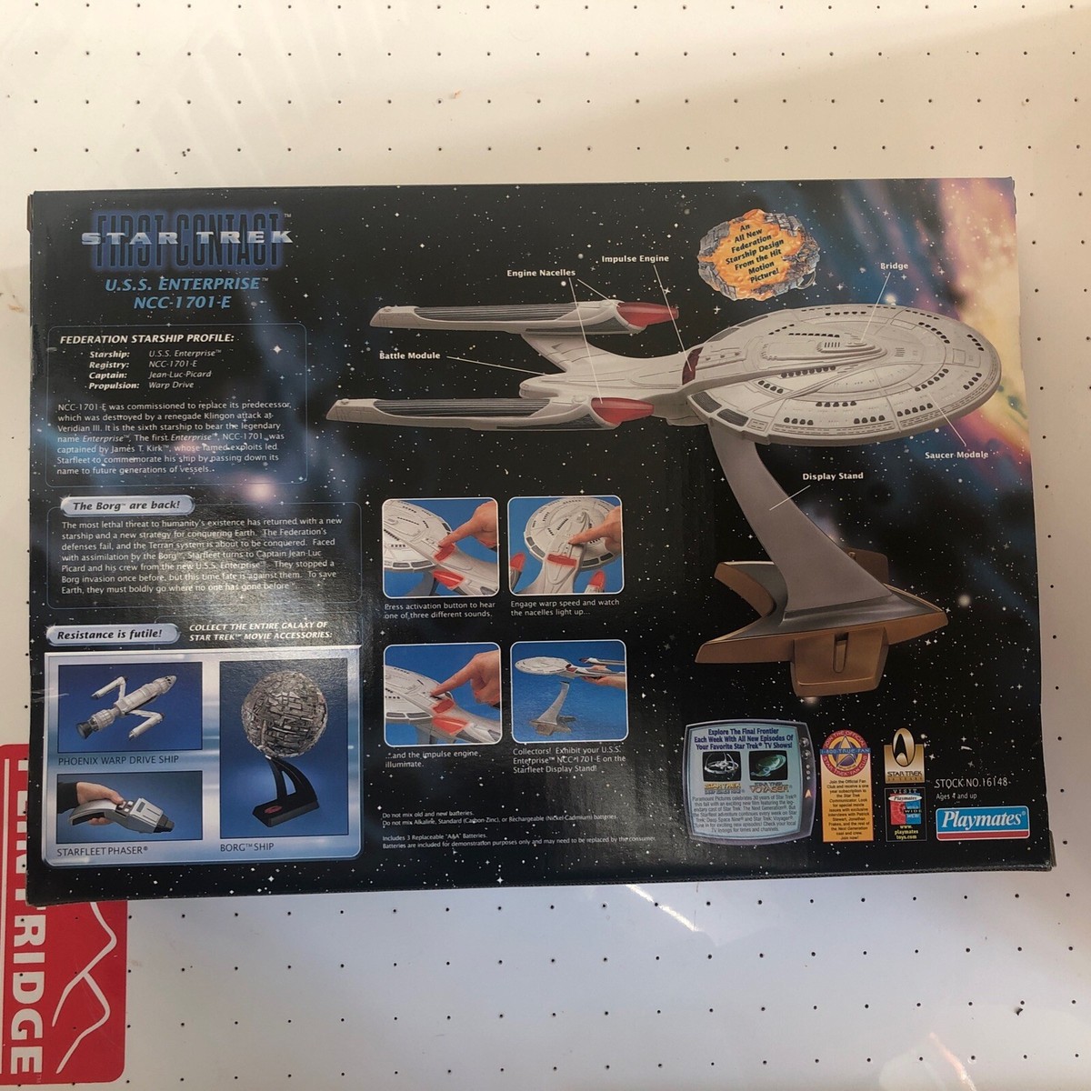 Star Trek First Contact USS Enterprise Ncc-1701-e Electronic