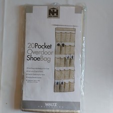 NEU HOME WALTZ Collection 20 Pocket OVERDOOR SHOE BAG 18 X 54 
