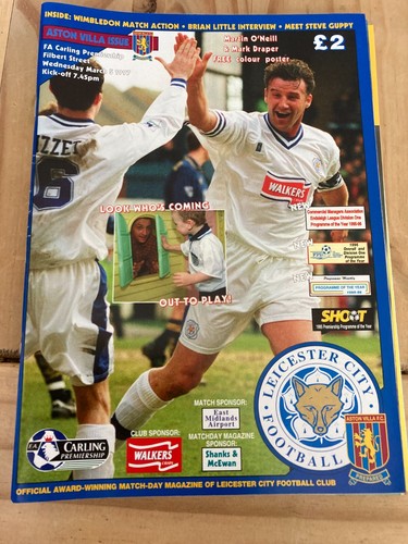 Aston Villa HOME & AWAY programmes 1996/97 League & Cup & friendlies FREE POST - Picture 85 of 104
