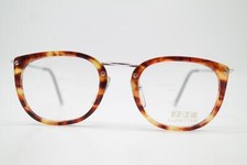 Vintage Glasses JF Rey For IDC 507 Brown Silver Oval Eyeglass Frame