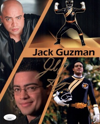JACK GUZMAN Signed POWER RANGERS Wild Force 8x10 Photo Autograph