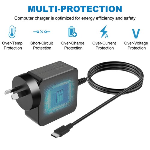 Universal USB-C PD Type-C Adapter Laptop Charger 45W 65W 90W AC Power Supply AU - Picture 5 of 20
