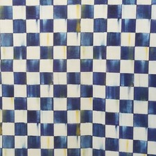 Royal Blue Check FABRICS Priced By the Yard  YOU SELECT 