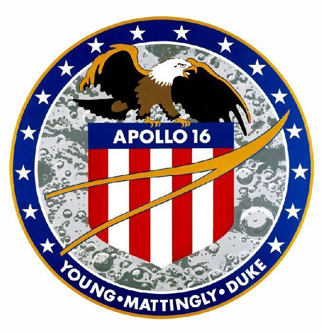 Nasa Apollo 16 Sticker  Decal M403