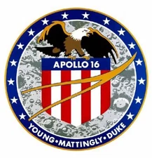 Nasa Apollo 16 Sticker  Decal M403