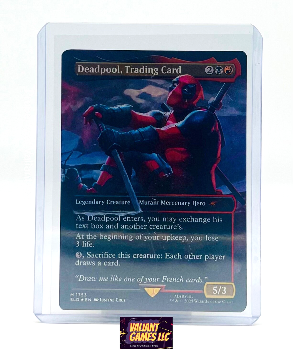 MTG Secret Lair x Marvel Deadpool - Deadpool, Trading Card