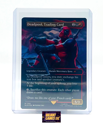 MTG Secret Lair x Marvel Deadpool - Deadpool, Trading Card