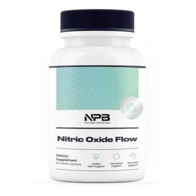 `Nitric Oxide Supplement 1500mg Blood Pressure Heart Health Nature's Pure Blend