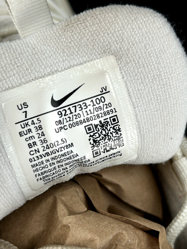 Size 7W (5.5Y) - Nike Air Max 97 Pure Platinum W - 921733-100 - Picture 5 of 5