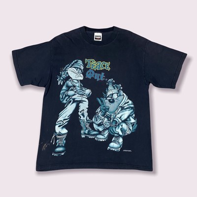 Vintage 90s Looney Tunes Gangster Rap T-Shirt Faded Men’s Size XL Made in USA | eBay