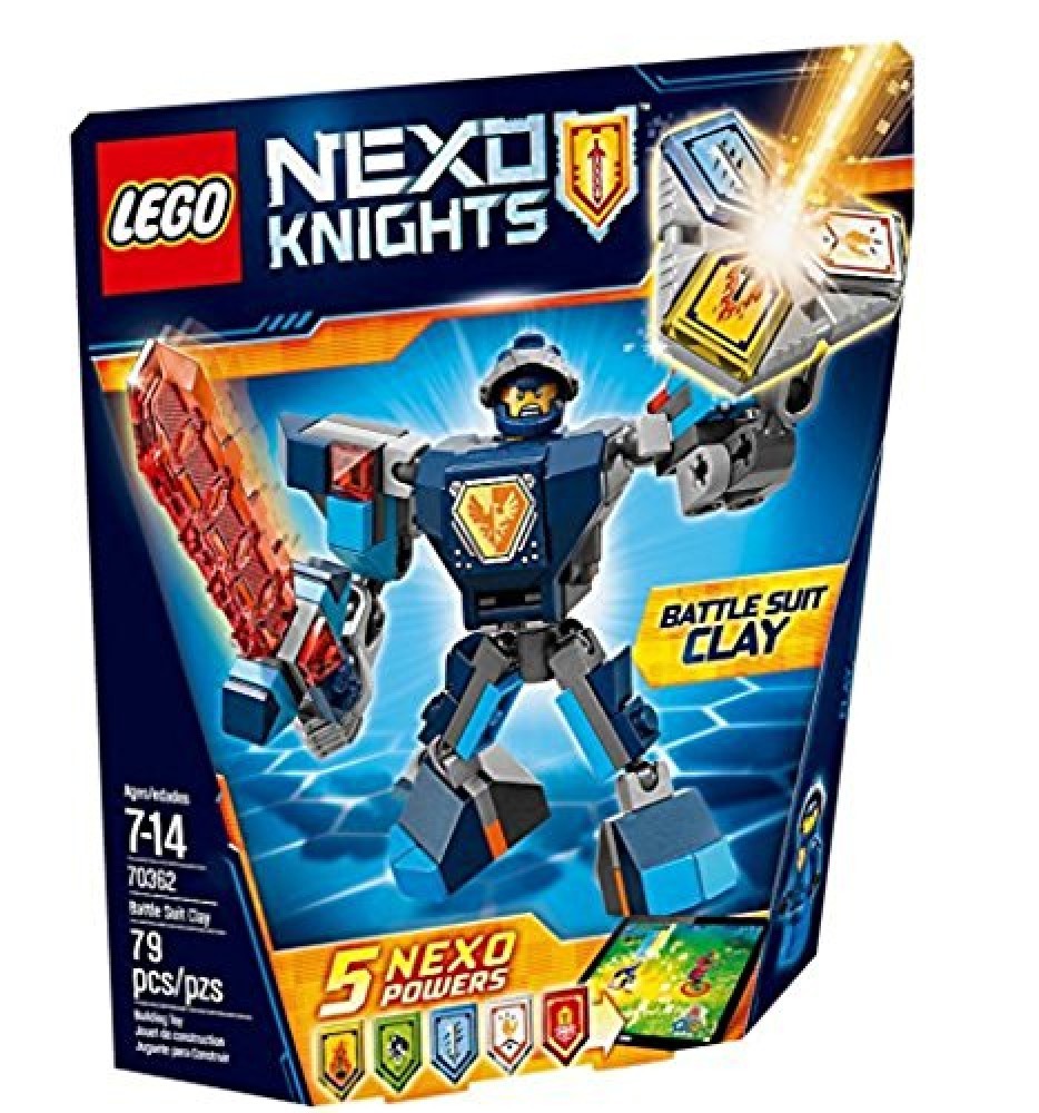 LEGO Nexo Knights Battle Suit Clay 5Nexo Powers 79pcs 70362 NEW JAPAN LEGO Nexo Knights Battle Suit Clay 5Nexo Powers 79pcs 70362 NEW JAPAN