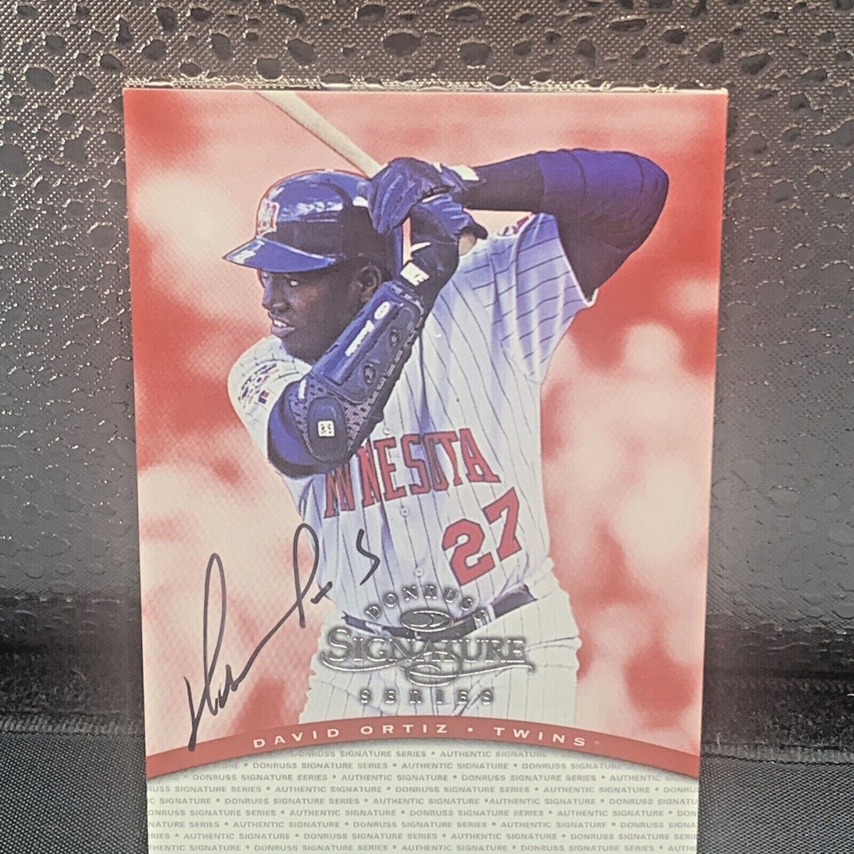 ヌニュス　panini donruss 49枚限定　直筆サイン 1997 donruss signature DAVID ORTIZ 直筆サイン