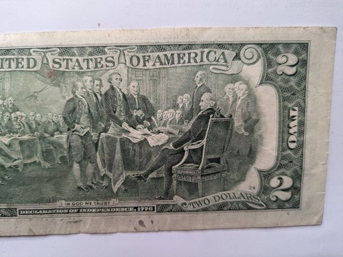 2003 SERIES A $2 DOLLAR Bill Stamp B2 B-New York "FW"Fort Worth Low NUMBER - Picture 6 of 6