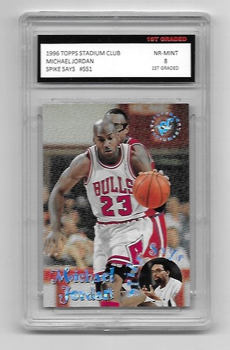Michael Jordan #SS1 1995 Stadium Club Spike Says card