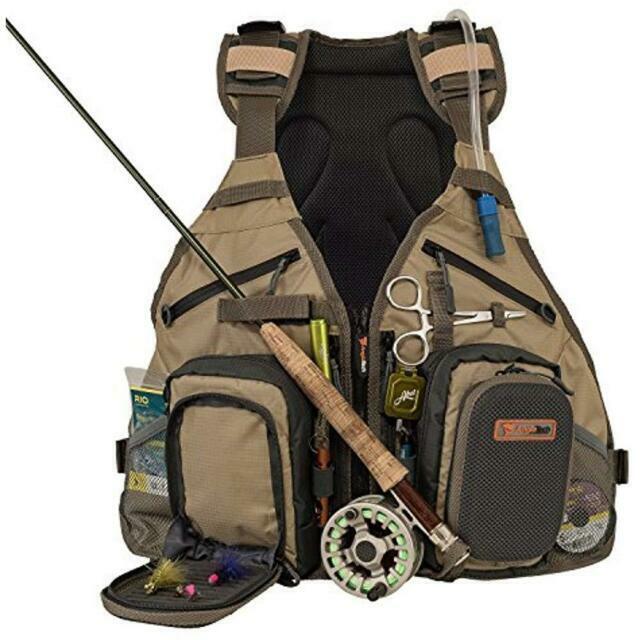 Anglatech Fly Fishing Backpack and Vest Combo Liter Hydration Water Bladder  Sand for sale online | eBay