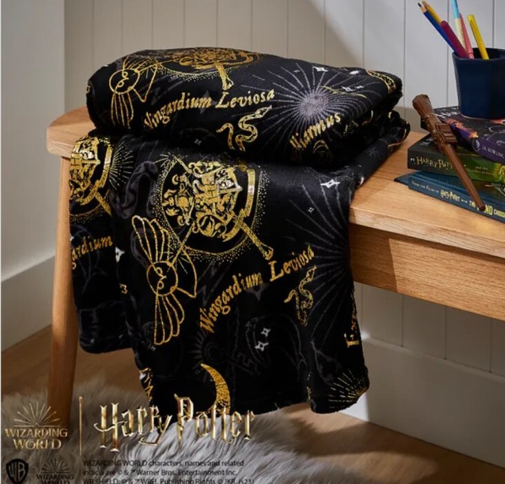 Manta polar Harry Potter súper suave cálida acogedora hogar regalo de Navidad