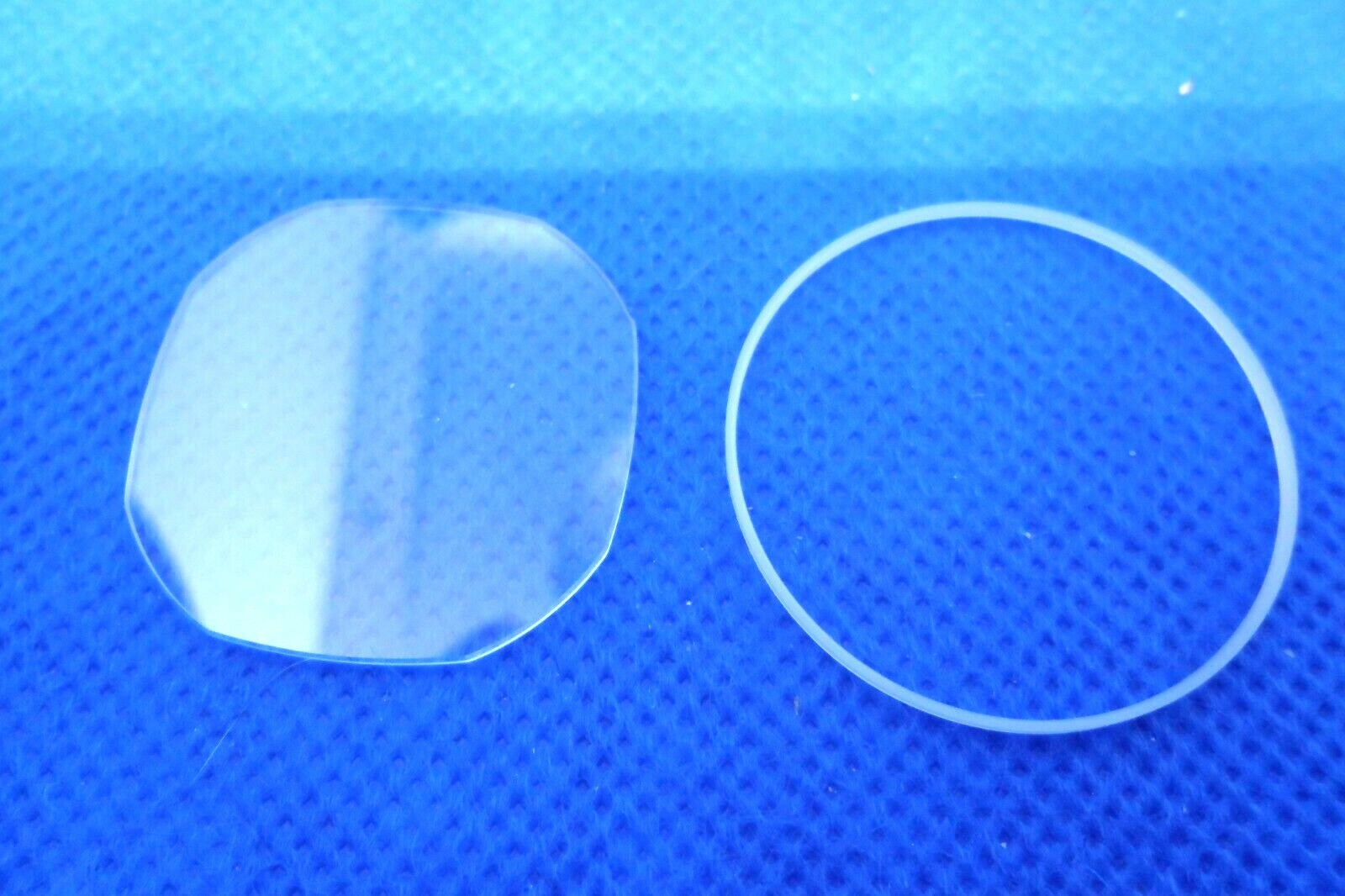 Verre minéral montre vintage 28x28 mm pour restauration horlogerie