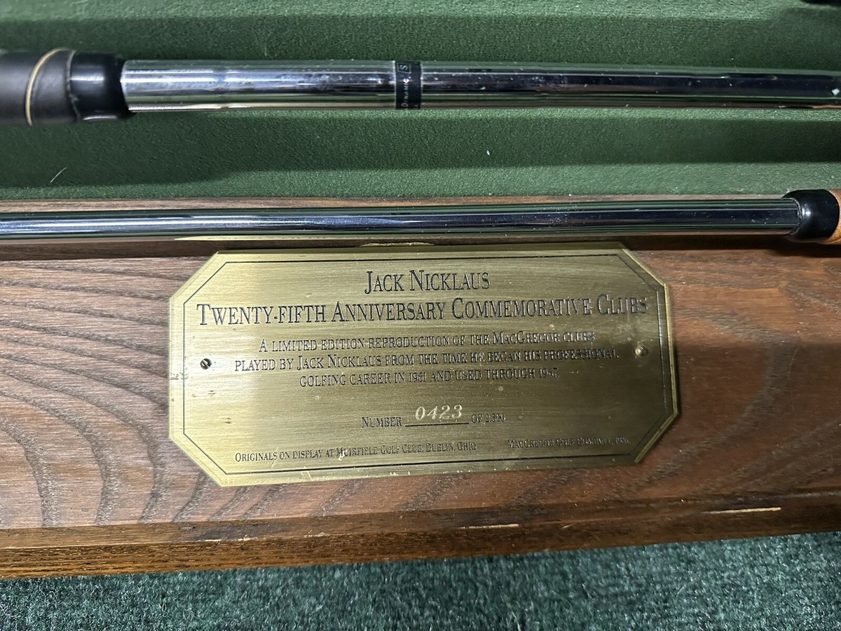 Jack Nicklaus Limited Edition 25th Anniversary Commemorative Jack Nicklaus Limited Edition 25th Anniversary Commemorative