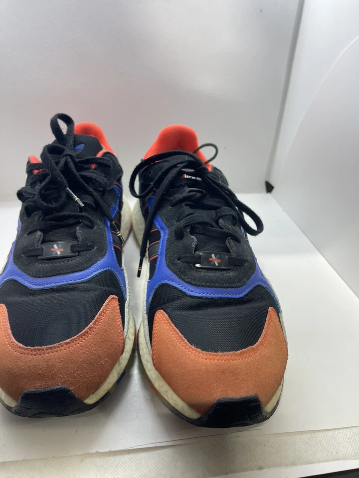 Adidas Tresc Run Core Black Solar Red Hi Res Blue - Men’s 12 US. Rare Colorway - Image 3 of 4