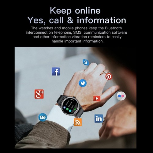 2024 Smart Watch For Men/Women, Waterproof Smartwatch Bluetooth iPhone Samsung - Picture 5 of 7