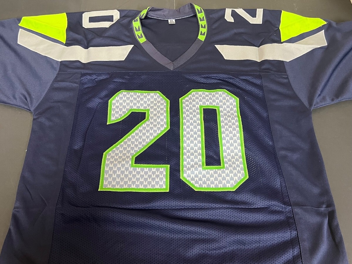 Julian Love Seahawks Autographed Signed Blue Custom Jersey JSA COA