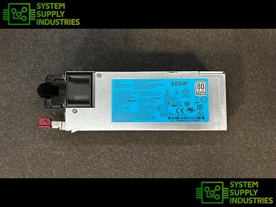 HP ProLiant DL360 DL380 ML350 G9 500W Platin-Netzteil PN: 754377-001 720478-B21