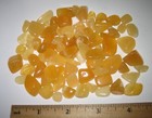 85 TUMBLED POLISHED NATURAL 0.2"- 0.8" ORANGE CALCITE CRYSTAL STONES 138g *1 (GG — photo 3