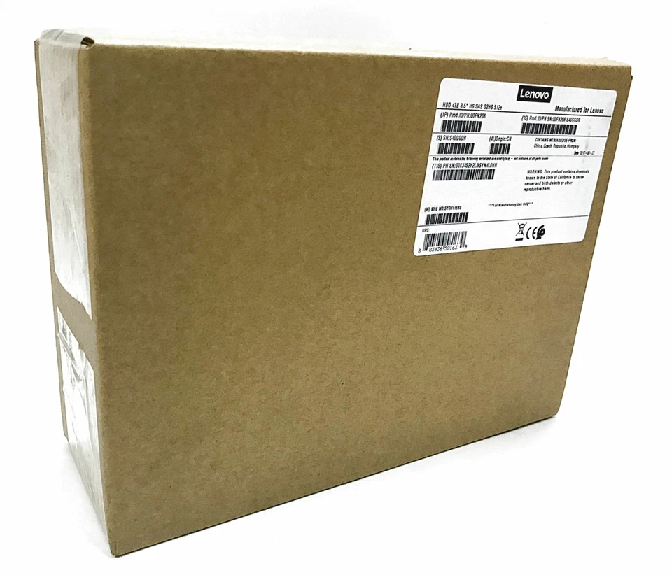 LENOVO SAS GEN 2 HDD 4TB 3,5" HS G2HS 512e 7.2k NEU OVP HÄNDLER 00FN208 12GBPS - Bild 2 von 2