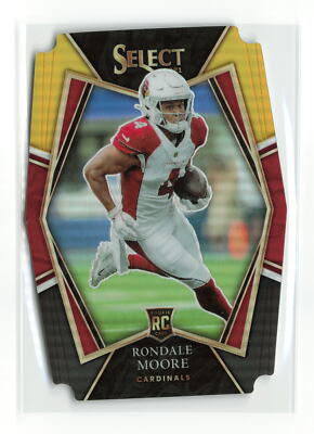 RONDALE MOORE #158 RC 2021 PANINI SELECT Black Gold Premier