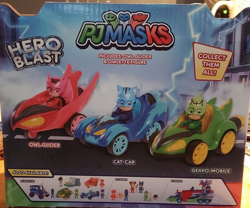 PJ Masks Hero Blast Owlette & His Vehicle Owl Glider Action Figure Set New - Picture 2 of 2