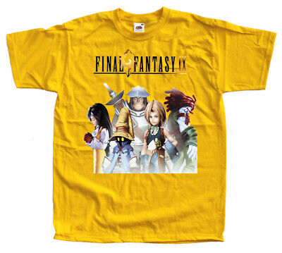 Final Fantasy IX,COMPUTER GAME, T-Shirt (YELLOW,BLACK,RED Final Fantasy IX,COMPUTER GAME, T-Shirt (YELLOW,BLACK,RED