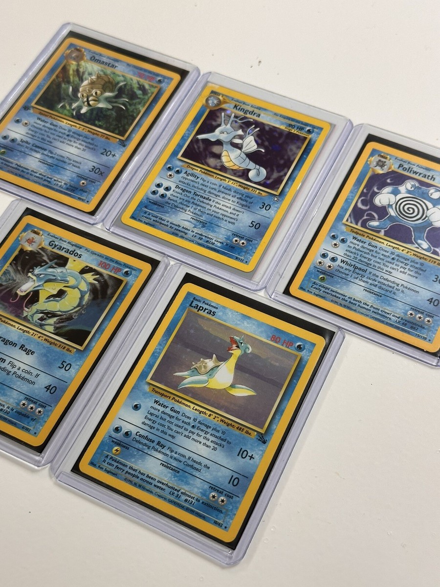 5 Water Type Pokémon Cards | eBay