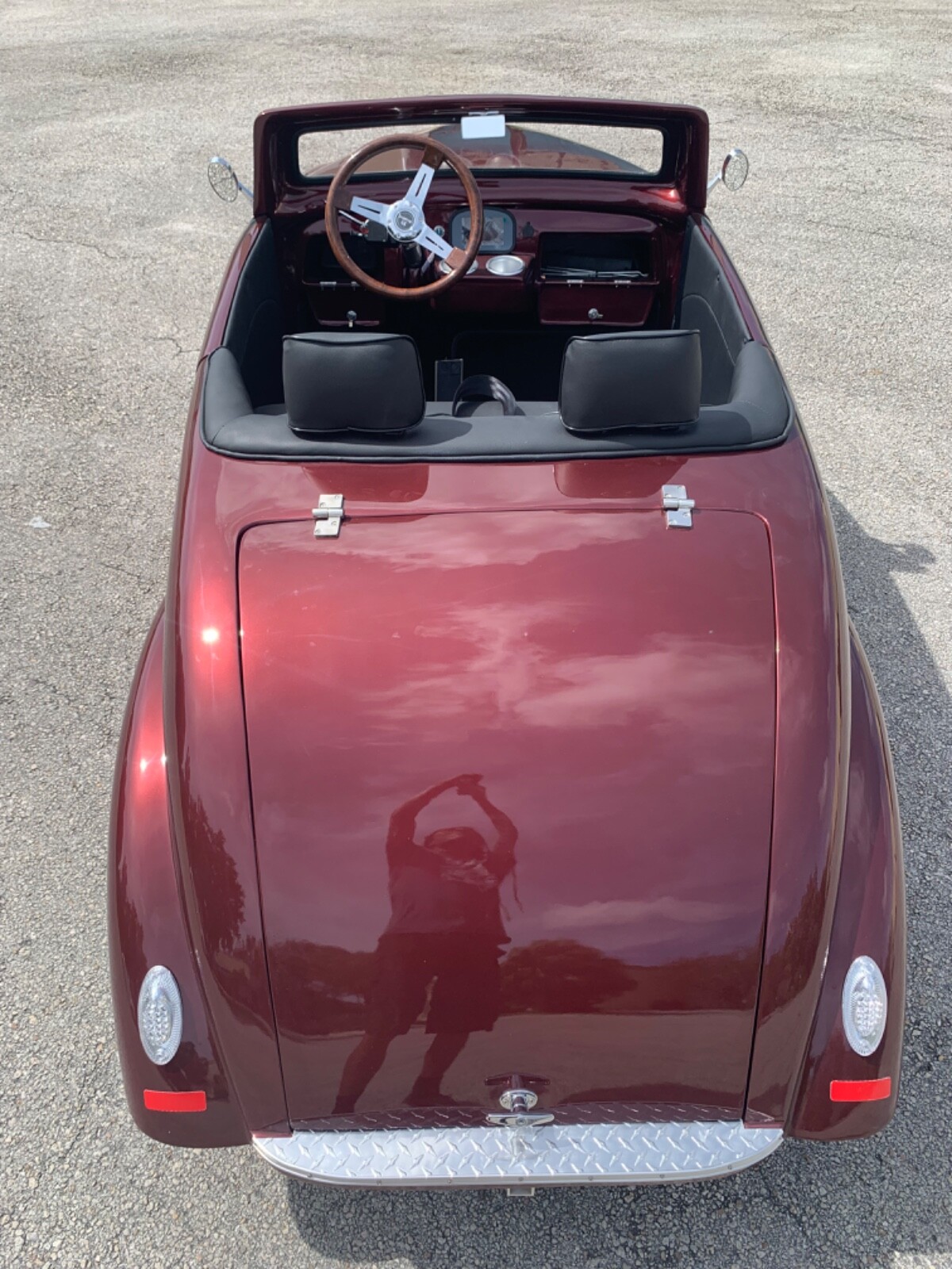 2024 BURGANDY 1939 Roadster Golf Cart car 4Passenger Seat FAST LUXURY