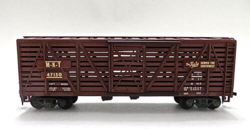 HO Mantua Built Kit 312C 1950's Era MKT Missouri Kansas & Texas 40' Stock Car - Picture 2 of 6