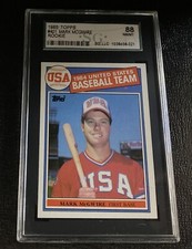 SGC 8 1985 Topps Mark McGwire  Rookie Card #401  NM-MT 88 USA Baseball Team