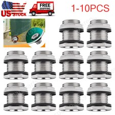 1-10pcs Stainless Steel Bulkhead Tank Fitting 3/4" GHT Male to 1/2" NPT Female