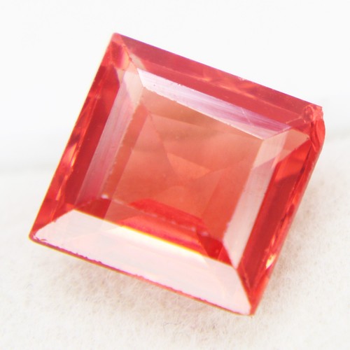 Peach Pink Natural Morganite 4.30 Ct Princess Shape Loose Gemstones