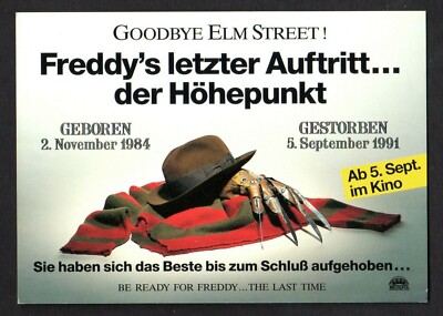 HQ  - Postkarte  -  neu / new  -  NIGHTMARE... -  Freddy's letzter Auftritt....