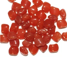 Rust Brown Opal Tablet Czech Pressed Glass Beads 7mm (pack of 40)
