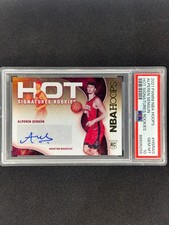 Alperen Sengun 2021 Panini NBA Hoops Hot Signatures Rookie Auto PSA 10 Rockets